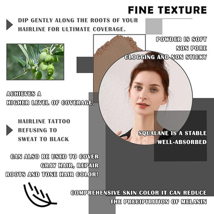 Hairline Powder,Root Touch Up Hair