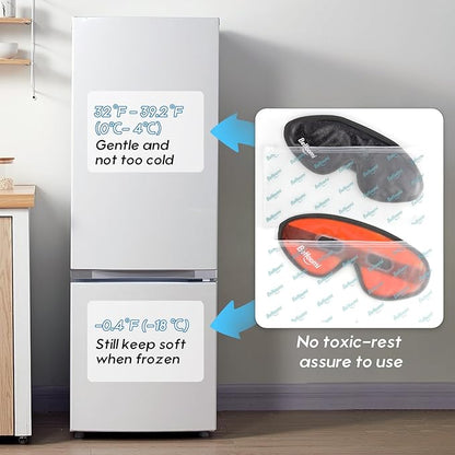 Cooling eye mask, gel eye