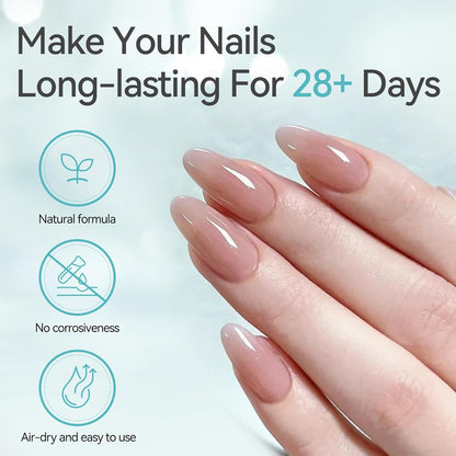 Born Pretty Nail-Primer, Acid Free Natural Nail Bond Nail-Primer for Gel Nail Polish, Non Acid Nail-Primers for U V Gels, Fast Drying Prep Dehydrator Base Varnish Manicure Bonder Liquid 15ml