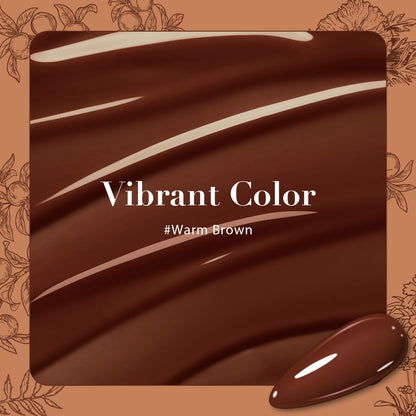 AZUREBEAUTY Gel Nail Polish Set - Nude Brown Fall Series 10ML 6 Colors Classic Gel Polish Popular Nail Art Colors Soak Off U V LED Nail Polish Gel Art Design DIY Salon