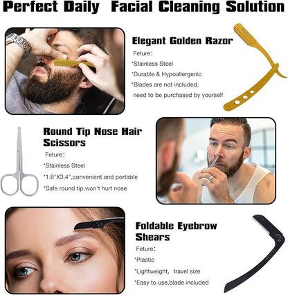 Hair Cutting Scissors Set Black