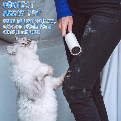 Hushee 8 Pcs Bulk Mini Lint Roller for Pet Hair and Clothes Lint Roller Travel Size Removers Sticky Removing Tool for Travel, Gift Bags, Furniture, Car Seat