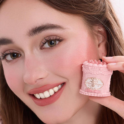 Flower Knows Strawberry Cupid Cake Lip Cream,Velvety-Smooth Matte Liquid Lipstick,Hydrating,Smudge-proof & Stain-Free Lip Stain (V04 Meredith,0.17 Fl Oz)