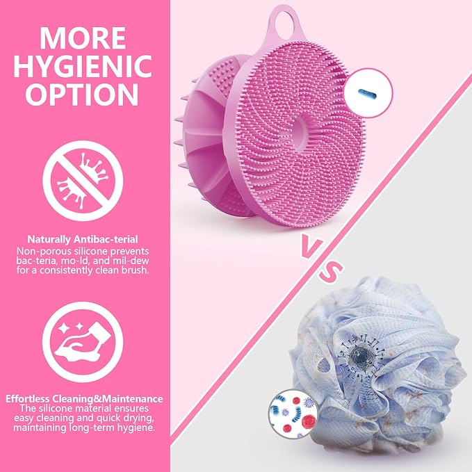 2 in 1 silicone brush,