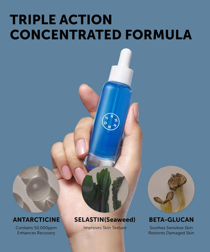 SERUMKIND Deep Antarctic Serum - Lifting, Plumping Korean Skincare – Antarcticine™ Marine Ingredient and Beta Glucan – Improves Elasticity and Firming - Vegan, Cruelty Free, Unscented – 1.01 fl.oz.
