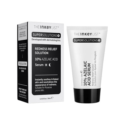The INKEY List SuperSolutions Azelaic Acid 10% Serum, Fast-Absorbing Formula Helps Reduce Appearance of Redness and Soothes Skin, Leaves No White Cast, 1.01 fl oz