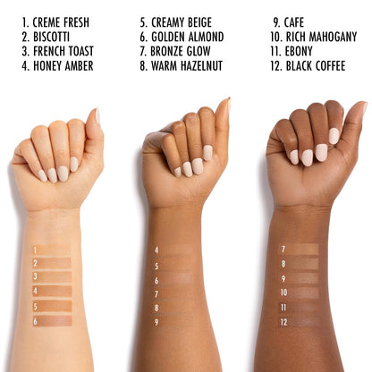 Black Radiance Natural Matte Foundation Powder, Minimizes Shine, Black Coffee (Deep)