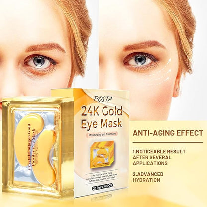 24k gold eye mask, 20
