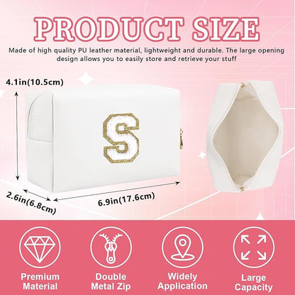 Personalized initial letter patch makeup