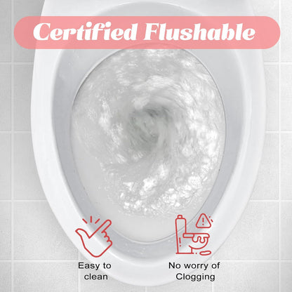 100 Feminine Wipes Flushable Travel Individually Wrapped,Travel Wipes for Women,Feminine Care Wet Wipes Travel Size Vaginal Wipes for Adult, Girl and Homeless