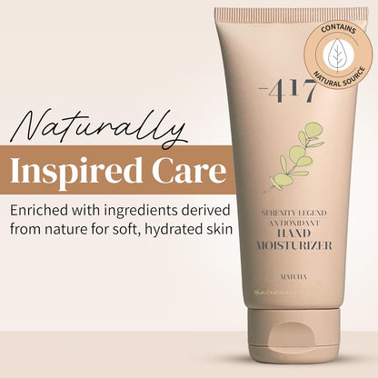-417 Minus Matcha Anti-Oxidant Hand Moisturizer: Hydrating & Revitalizing