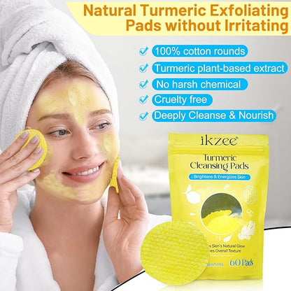 120 pads turmeric cleansing pads