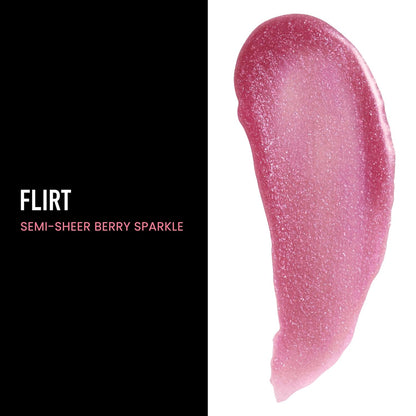 Frankie Rose Cosmetics Lip Gloss | Non-Sticky Formula, Long Lasting Gloss Shimmer, Bold Pigment & Hydrating Gloss of Lips, Flirt Shimmer Lip Gloss, 20g