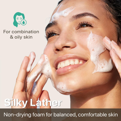 Beauty by Earth Foaming Face Wash Cleanser – Natural & Organic Ingredients, Vegan Facial Wash, Gentle Daily Cleanser for Sensitive, Oily & Acne Prone Skin, Made in USA