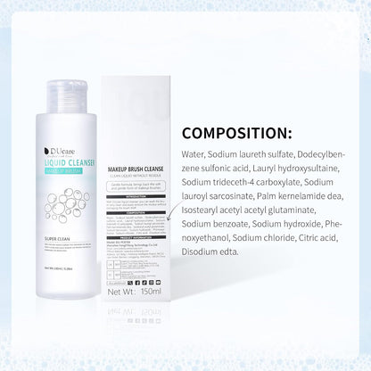 DUcare Makeup Brush Cleaner Shampoo Soap Solid Brush Cleaning Mat Removes Cosmetic Color Brush Cleaner Pad for Cleaning Makeup Sponges Brushes