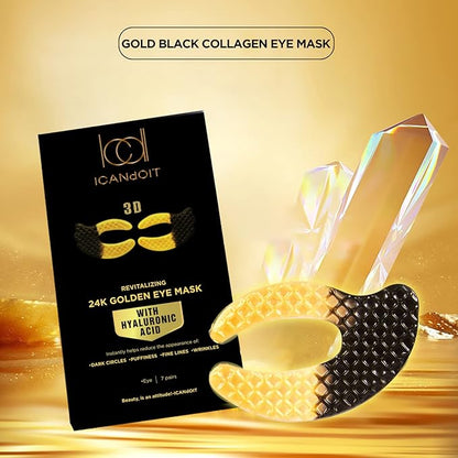 Icandoit 24k gold eye mask