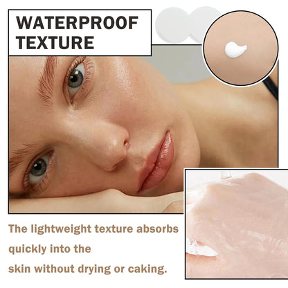 2PCS Color Changing Foundation with SPF 50 +++,Moisturizing Liquid Foundation Makeup Kit with 2 Makeup Sponges,Oil Control Long Lasting Non-greasy Full Coverage Concealer for All Skin Types