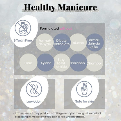 Beetles Reflective Gel Nail Polish 15ml Silver Glitter Nail Polish Shimmer Soak Off Uv LED Lamp Gel Nail Art Manicure Salon DIY Home Diamond