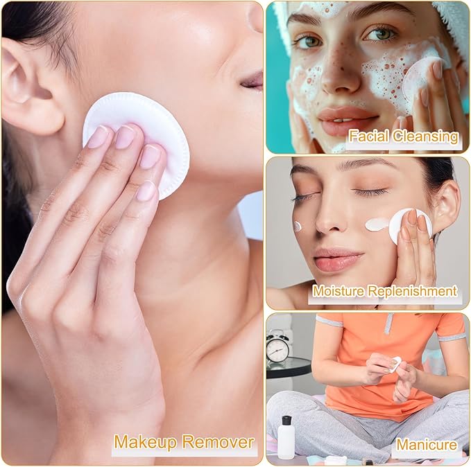 100 count cotton rounds with