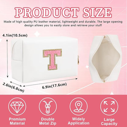 Personalized initial letter patch makeup