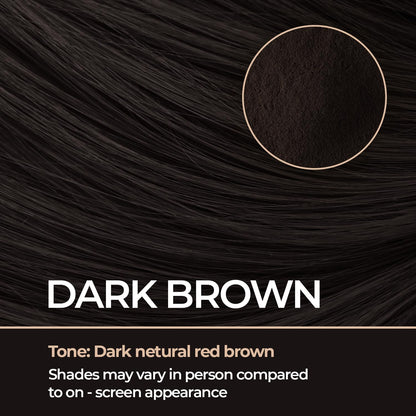 Keratin Hair Fibers for Men & Women - Fill In Fine or Thinning Hair, Instantly Thicker, Fuller Looking Hair (Dark Brown 15g)