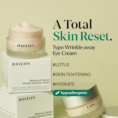 Blessing of Sprout Wrinkle-away Eye Cream (Pack of 1, 1.69 Fl Oz)