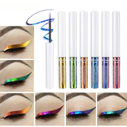 Corlo Glitter liquid eyeliner waterproof, Metallic Intense Color Shifting Colorful Eyeliner, Eyeliner Gel MultiColor Highly Pigmented Gift Kit for Women and Girls(03)