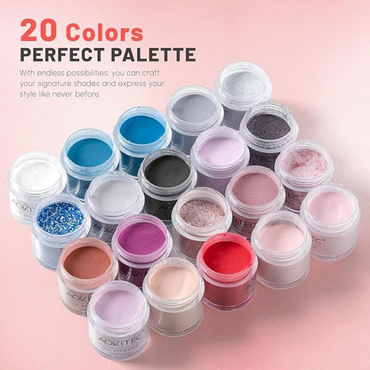 Aokitec 36PCS Dip Powder Nail