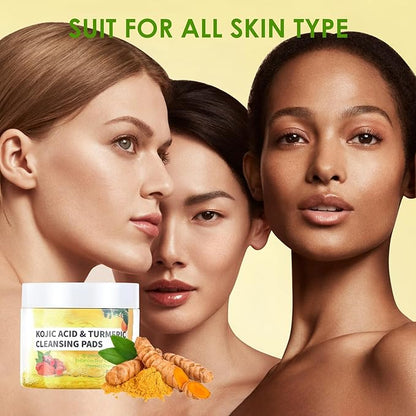 Turmeric kojic acid cleansing pads