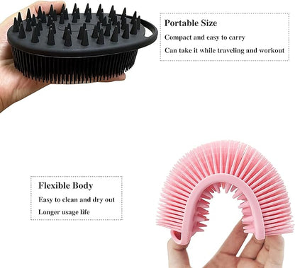 2 pc silicone exfoliating body