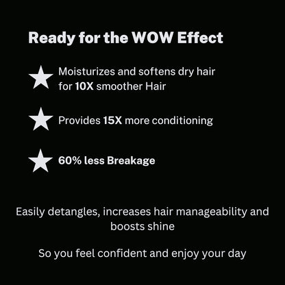 Morfose Professional Two Phase Leave-in Conditioner for Dry, Damaged, or Brittle Strands, Repairs and Protects, Damage, and Split Ends, 13.52 Fl Oz (Milk Therapy)