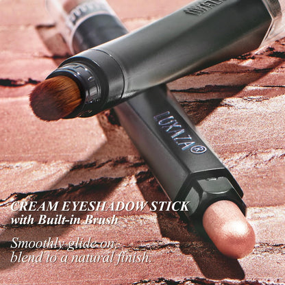 10PCS Eyeshadow Stick,Shimmer And Matte Brown Metallic Cream Eyeshadow Pencil Crayon with Smudge-proof & Waterproof, Eye Brightener Stick, Ideal Gift for Women - C2 Stellar Pink Quartz