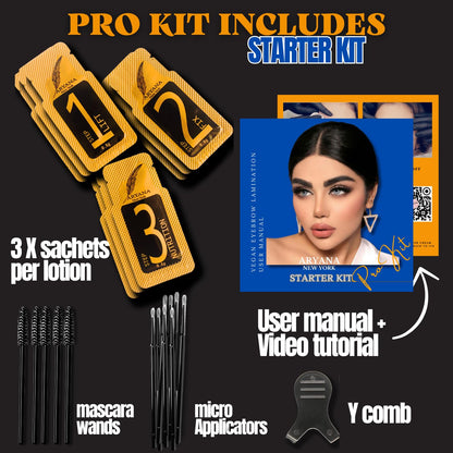 ARYANA NEW YORK Brow Lamination Kit - Professional Series - Starter Kit
