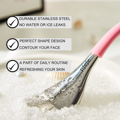 Cryo Sticks Facial Skin Care Ice Globes for Women Face Eyes, Stainless Steel Face Beauty Tools for Girls Ladies, Esthetician Supplies Cooling Spa Globes with Storage Case