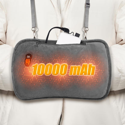 Hand Warmers Rechargeable, Electric Hand Warmer with 10000mAh Power Bank, Double-Sided Heating, Graphene Heated Gloves, Hand Warmers for Women, Indoor, Outdoor, Hunting, Camping