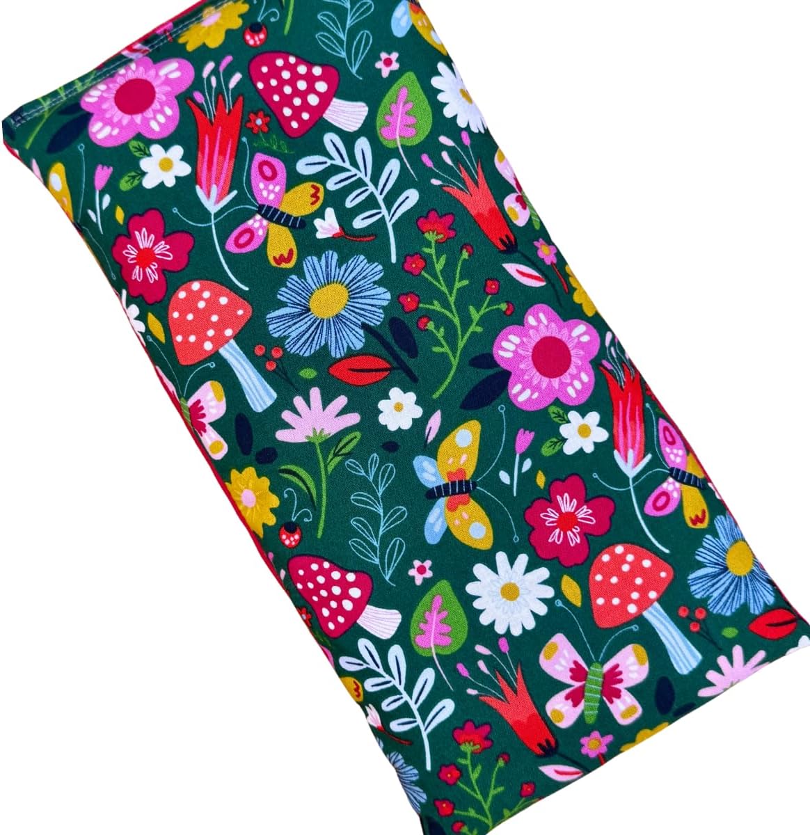 Microwavable Heating Pad, Microwave Hot Pack, Warm Compress - Ice Pack, Cooling Freezer Bag, Cold Compress - Filled with Flax Seed & Your Choice of Dried Herbs - Various Sizes Available