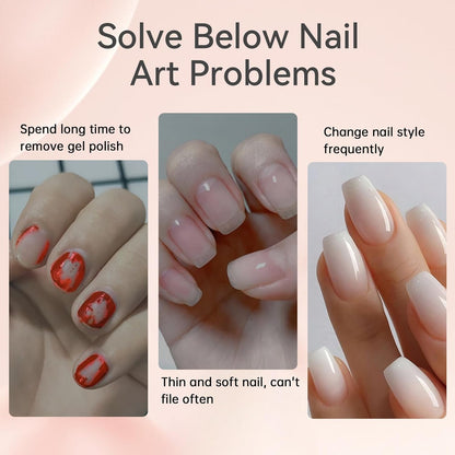 Born Pretty Peel Off Base Gel, Peelable Base Gel Coat for Gel Polish, Peelable Clear Foundation for Use with U V LED Nail Lamp, Nail Practice U V Nail Lamp Required Perfect for Beginners 15ML