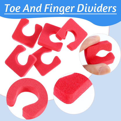 1000 Pcs Individual Toe Separators, Soft Toe Spacers for Pedicures Comfortable Finger Dividers for Manicure Feet Nail Toenails Art Painting Polish Spa