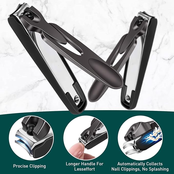 2 Pack Nail Clipper with