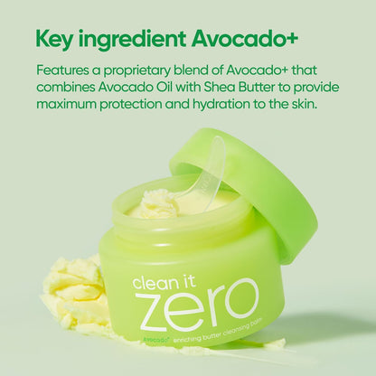 BANILA CO Clean It Zero Enriching Butter Cleansing Balm | 2-in-1 Deep Cleanse & Hydrating Mask for Moisturized Skin | Removes Waterproof Makeup & SPF | Cleansing Oil For Dry Skin (100ml/3.38 oz)