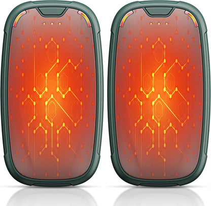 Hand Warmers Rechargeable 2 Pack, Rechargeable Hand Warmer, Pocket Portable Electric Hand Warmer, Reusable Handwarmers, A Winter Christmas Hand-Warming Gift for Work, Camping, Golf, and Hunting