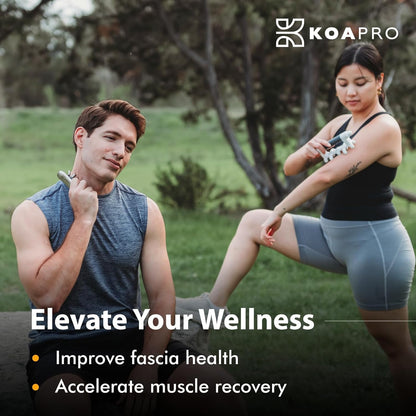 KOAPRO Facial Facia Blaster Tool for Sensitive Fascia Blasting - Face Gua Sha Tool Helps Lymphatic Drainage and Cellulite Reduction, Neck and Face Fascia Roller for Tight Skin, Deep Tissue Massager