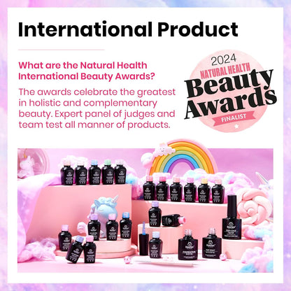 Beetles Gel Nail Polish Set,24Pcs Pink Purple Pearl Blue Shimmer Chameleon Green Colors Gel Polish Kit, 3Pcs Base Top Coat Double-ended Brush Soak off UV Nail Polish Halloween Gifts for Women