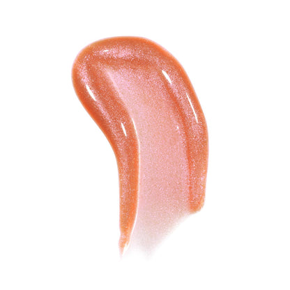 Morphe Dripglass High Shine Lip Gloss - Glazed, Semi-Sheer & Nourishing Lip Makeup - Buildable Formula Infused with Plant-Derived Squalane & Vitamin E - Peach Prism (0.13 oz)