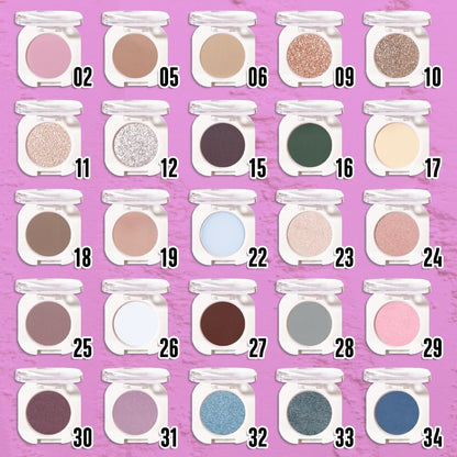 Violet Purple Matte Eyeshadow Palette for Women, Single Monochrome Eye Shadow Makeup, Shiny Pressed Powder, Blendable Natural sombras para ojos, Holographic,Vegan,Travel -31