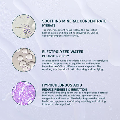 Skin Universal Skin Solution Hypochlorous Acid Spray for Face and Body. HOCL Facial Cleanser and Dermal Spray with Electrolyzed Water and Mineral Complex. pH-Stabilized Skin Care. 4oz