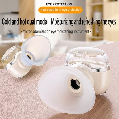 Eye Heated Nano Mist Spraye Portable Warm Compress Eyes Mister for Eyelid,Eye Skin SPA Eye Steam Relief Dry Eyes and Stye Mini Eye Drops Tool