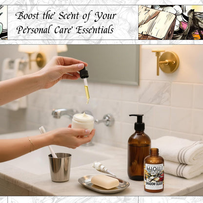 HIQILI Shadow Glass Fragrance Oil for DIY Soap & Candle, Inspired by Ver-sace Cryst. Nr-EDT, Women's Perfume Making, Luxury Scents for Diffusers, Body Care - 1 Fl Oz