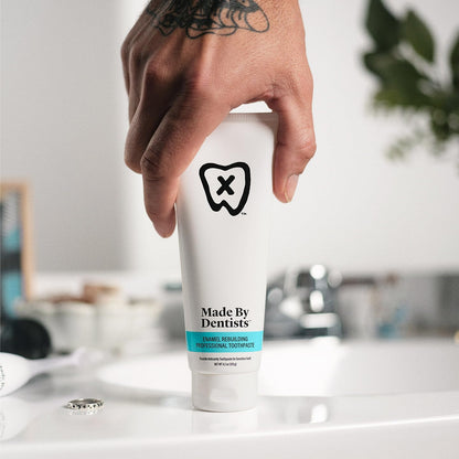 Professional Enamel Rebuilding Toothpaste - 2 Pack - Remineralizing Nano Hydroxyapatite Toothpaste with Sodium Fluoride, ADA Approved, Vegan, 2 x 4.2oz