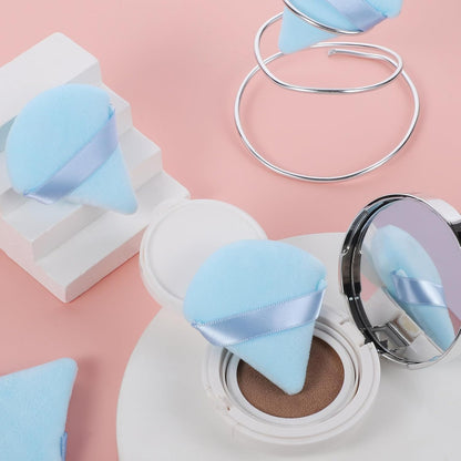 6 Pieces Triangle Powder Puff Soft Makeup Sponge Make Puff for Face Powder Cosmetic Foundation Sponge Makeup Tool